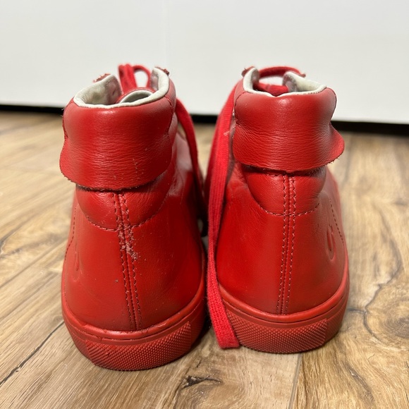 True Religion Men’s Red Leather Shoes RRP - Picture 2 of 6